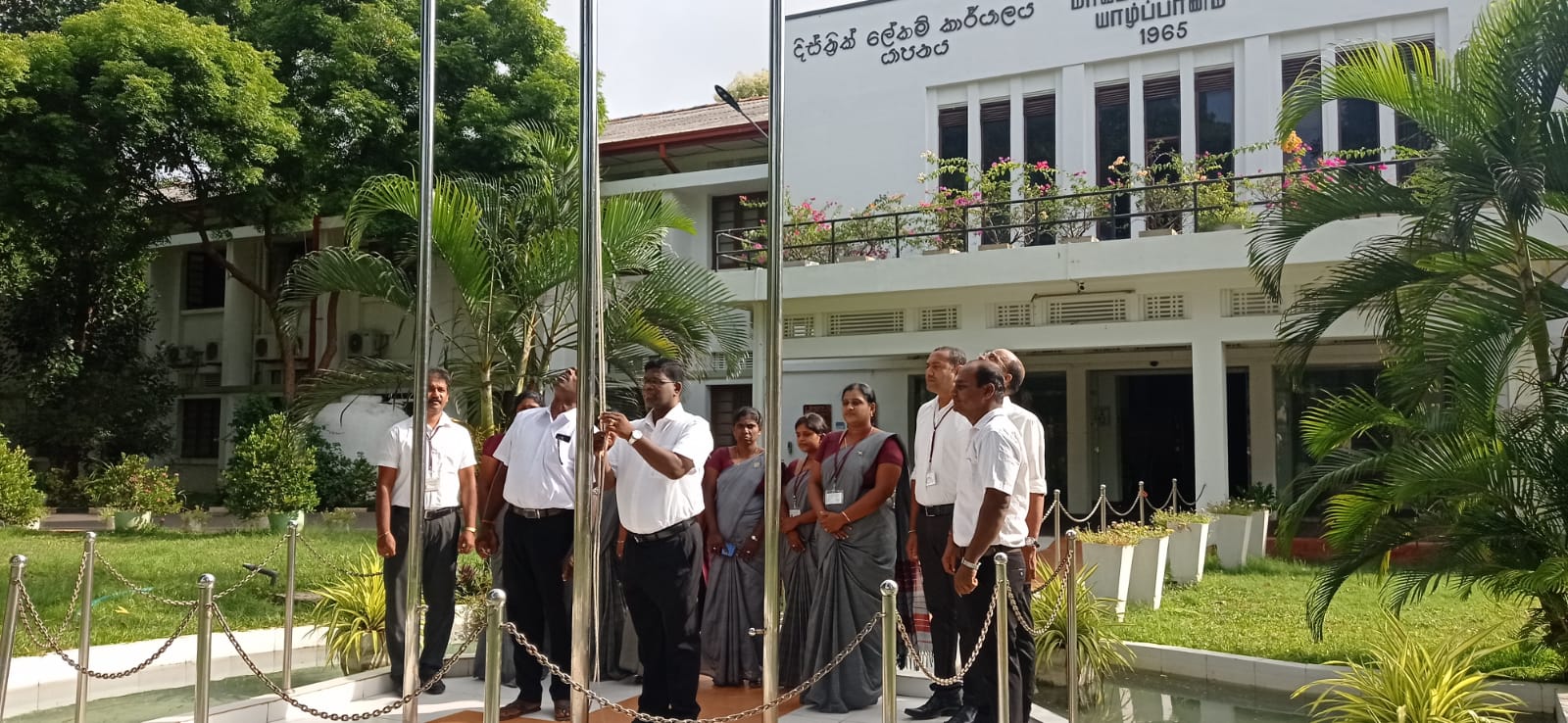 hoisted flag